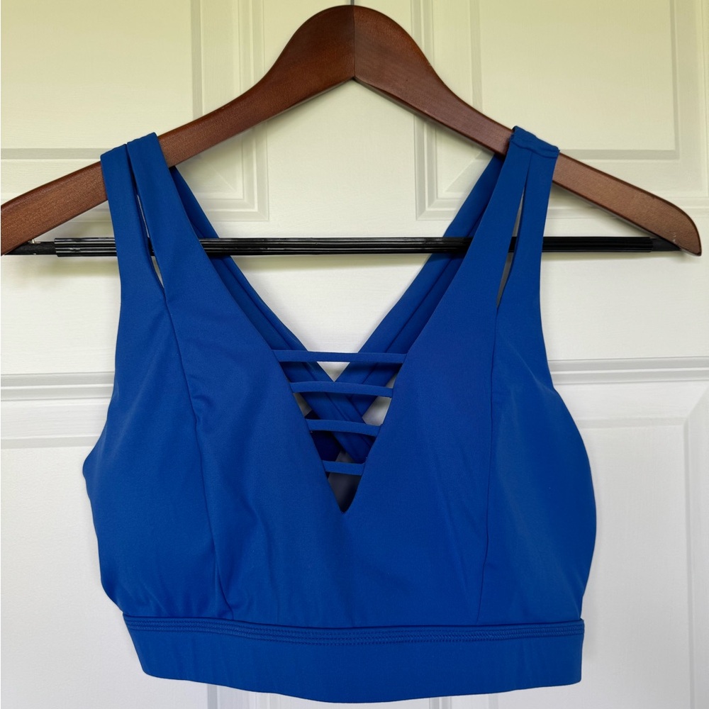 Born Primitive Royal Blue Strappy Sports Bra